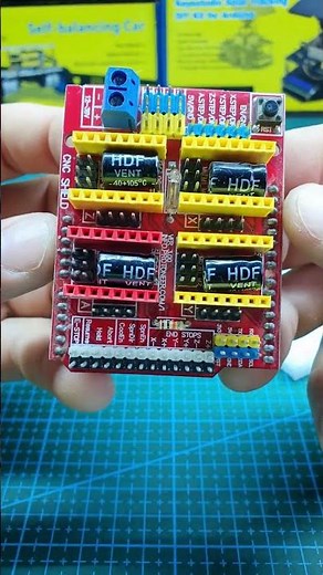 CNC Shield V3 Setup & Demo | Easy CNC with Arduino 💡 #electronics #arduino #robotics #cncmachine