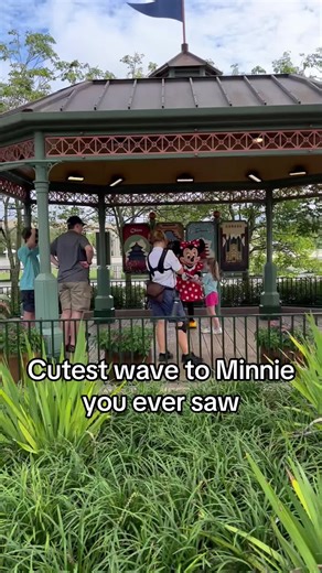 Do you think Minnie heard him, though? #minniemouse #disneyworld