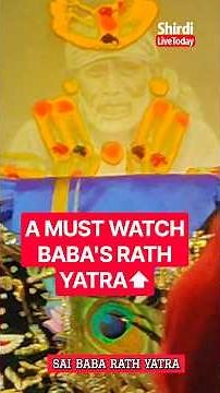 Shirdi Live - Sai Baba Palkhi Rath Village Yatra 5 September 2026