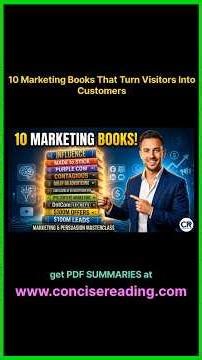 10 Marketing Books That Turn Visitors Into Customers #marketing #persuasion #business