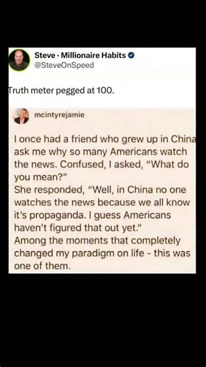 americans and the news: wake up call | Subscribe for more #motivation 😊👍