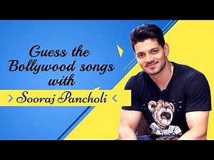Sooraj Pancholi Guesses Bollywood songs through English Lyrics| Rahul Jain | Dim Dim Light