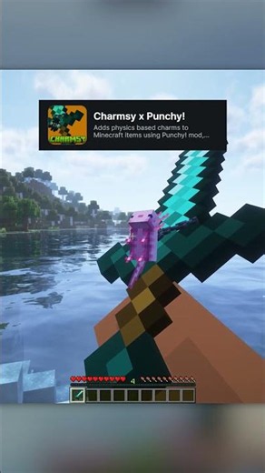 Axolotl Charmsy x Punchy! Mod Is Peak Minecraft #minecraft #mods #aesthetic