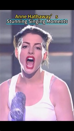 Anne Hathaway’s stunning singing moments #annehathaway #singing #actor #singer #moment