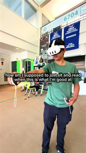 How am I supposed to just sit and read when this is what I’m good at? 👾🤖💻 From robotics to game design to VR — innovation is learning at Mid-Pacific. 🚀 Not too late to apply — go to midpac.edu/applynow 💻✨ #MidPacific #Innovation #TechEducation #FutureReady #GameDesign