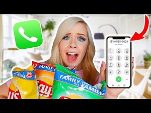 CALLING RANDOM NUMBERS AND LETTING THEM DECIDE WHAT I EAT FOR 24 HOURS!