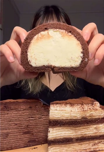 Delicious Chocolate Cake Mukbang Experience