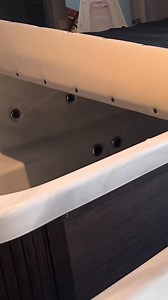 Simplify Your Hot Tub or Swim Spa Routine with a Roll-Up Cover! 🛁✨⁠ ⁠ Tired of struggling with heavy Hot Tub covers? Our custom roll-up covers offer effortless convenience without compromising on protection. Just roll it back, hop in, and enjoy your spa in seconds!⁠ ⁠ 🔹 Effortless Operation: No heavy lifting—just roll and relax.⁠ 🔹 Space-Saving Design: Compact when stored, ideal for any backyard setup.⁠ 🔹 Durable Protection: Shields your hot tub from the elements, maintaining clean and warm 