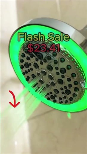 Filtered Shower Head with Color-Changing Lights: Affordable Upgrade#showerhead