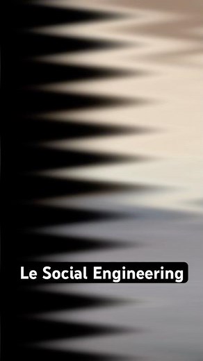 Social Engineering : la technique préférée des hackers en 2025 (comment tu te fais piéger) #shorts