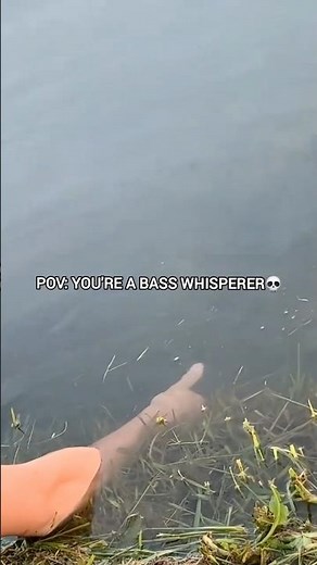 Fish whisperer💀 #fishing #bassfishing