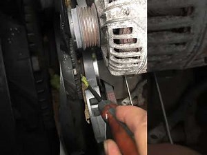 Removing alternator VW 1.9 TDI AWX (Passat etc)
