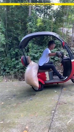 How did the sack fall from the car?
