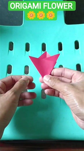 Easy Step How To Do Daisy Flower Paper🌼🌼🌼#origami #papercrafts #paperart