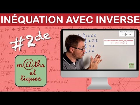 Solve an inequality with the inverse function (2) - Second