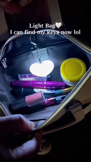 “Wow, ever since I got this bag light, it’s so much easier to find things!”