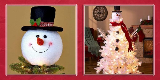 These Adorable Snowman Christmas Trees Are Even Cuter Than the Real Thing