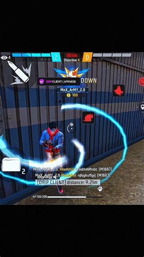 DRIP CLIENT NON-ROOT MOD MENU PANEL FULL SAFE SPIN + SPEED PLAYER + GHOST + TATU #freefire #ob52 #ff