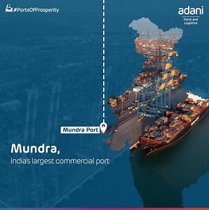 The mega #MundraPort caters to the northern hinterland of India with seamless multimodal connectivity. With its state-of-the-art facilities, it ensures faster cargo evacuation, smooth coastal movement, and safe and efficient handling of diversified cargos. Learn more: https://www.adaniports.com/Ports-and-Terminals/Mundra-Port #AdaniPorts #PortsOfProsperity | Adani Ports and SEZ Ltd
