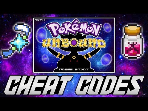 Pokemon Unbound Cheat Codes | All Evolutionary Stones | Shiny Charm | Gigantamix! (Part - 02)