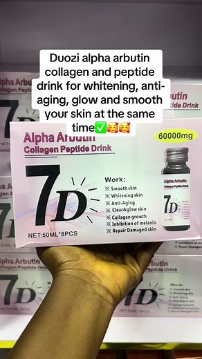 Whiten, Renew, and Glow with Duozi Alpha Arbutin Collagen and Peptide Drink