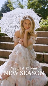 The Pre-Fall ’25 Edit has landed. Designed for modern romantics, these pieces celebrate a life lived beautifully through soft pastels and ornate floral designs. | Needle & Thread | Facebook