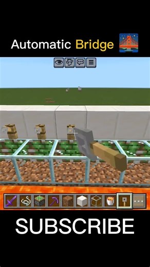 "I Built an AUTOMATIC BRIDGE in Minecraft! 🚀🏗️"
