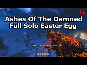 Ashes Of The Damned Solo Easter Egg SpeedRun No Gums