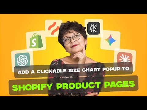 Add a Clickable Size Chart Popup to Shopify Product Pages