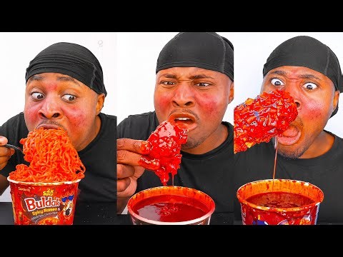 Extreme Spicy Buldak Challenge Compilation pt 3 | @JOMBOSPICE