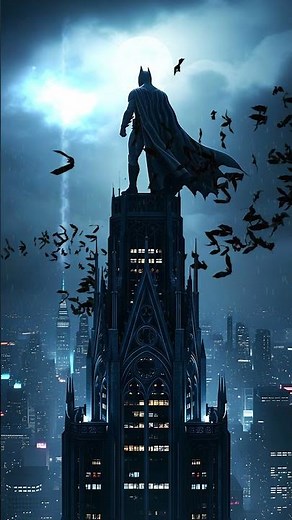 Batman Wallpaper Portrait | 4K Live Wallpaper | TV Screensaver | TV Wallpaper | Rain Storm