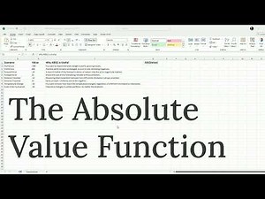 How to Use the ABS Function in Excel for Absolute Values