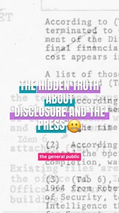 The hidden truth about disclosure and the press. Watch 'Disclosure' on Gaia.com | Unexplained on Gaia