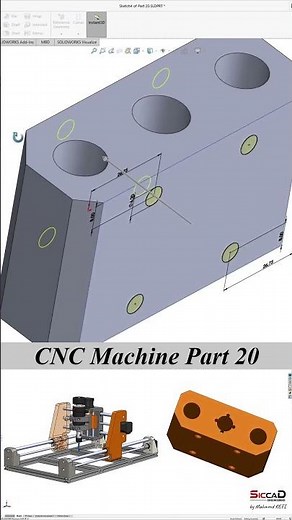 Solidworks Tutorial - CNC Machine Part 20