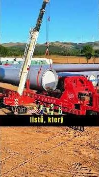 Věděli jste jak se dostává obří list větrné turbíny do hor? #zajimavosti #technika