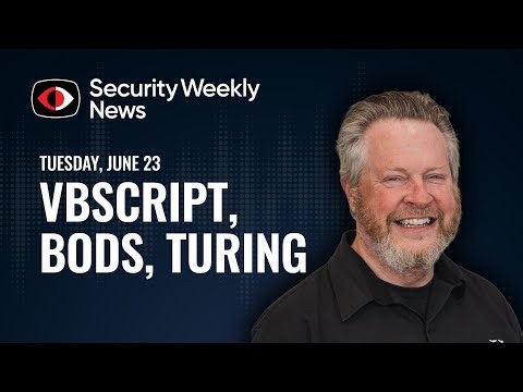 Turing, BODS, Struwwelpeter, EO-14409, VBScript, Pixemsmash, Cloudflare, Aaran Leylan - SWN #592