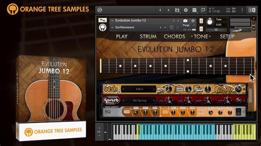 Evolution Jumbo 12 by Orange Tree Samples - 12-String Acoustic Guitar Plugin VST3 Audio Unit AAX