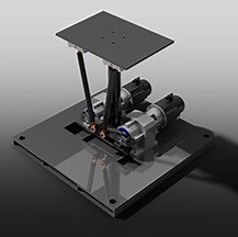 Two Axis (2DOF) Motion Base Platform Systems