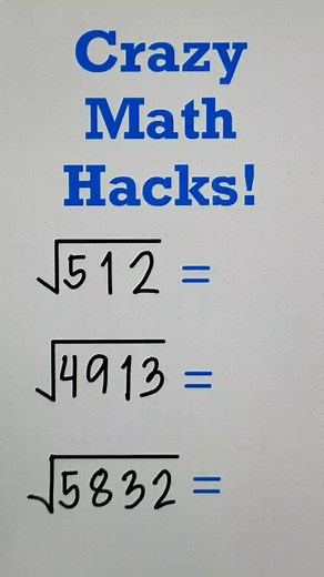 Math Tricks Tutorial on Reels