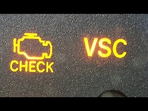 How to Fix & Reset Check Engine & VSC (Vehicle Stability Control) Warning Lights Stay On or Flashing