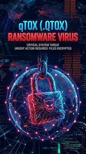 qTox (.qtox) ransomware virus #ransomware #decrypt #cybersecurity #qTox