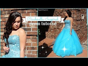 Cinderella Inspired Prom Tutorial | 2015