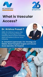🩺 What is Vascular Access for Hemodialysis? 💉 Dialysis helps purify blood by removing waste, but to do this, we need access to your blood vessels. 🩸 Here’s a quick look at one type of access: Non-tunneled catheter (or temporary catheter). It’s inserted into a large vessel in your neck (right or left) or sometimes the leg, particularly during emergencies. 💪 Through this, the red tube takes blood out, flows it to the machine for purification, and the blue tube returns the clean blood back into