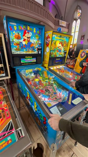 Knapp Arcade on Instagram: "SUPER MARIO PINBALL! Super Mario Bros. Was created by Gottlieb Premier in 1992, 4,200 units were produced. Designed by Jon Norris with art by David Moore and Jeanine and Constantino Mitchell. This was the first Gottlieb pin to have a DMD display. This particular machine has an upgraded Color DMD. As seen at the Church Arcade in Duquesne, Pennsylvania. #supermario #nintendo #supermariobros #arcade #pinball"