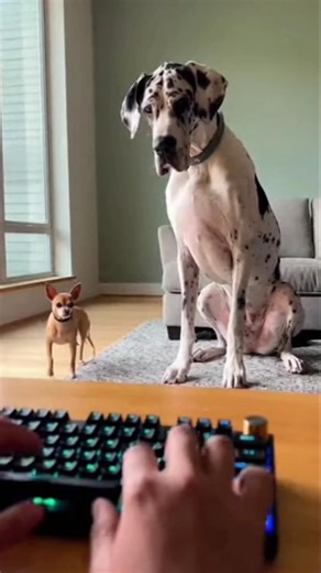 My Dog Just Discovered the Keyboard… Now He Thinks He’s a Hacker! 😅⌨️🐶#shorts #smarthometech