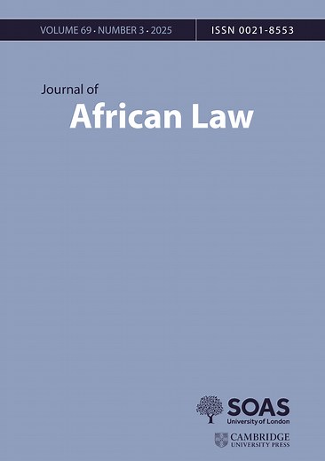 Journal of African Law | Cambridge Core