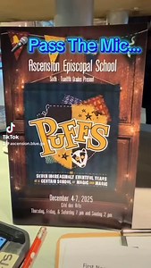 Only 2 more chances to come and see PUFFS! 🪄Saturday - 7:00 pm 🪄Sunday - 2:00 pm 🎭Ticket link in our bio! | Ascension Episcopal School