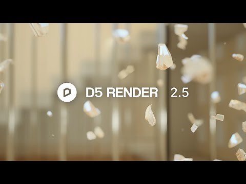 D5 Render 2.5 Trailer | Real-time Caustics, Section, Presets&Cloud Workspace, Optimized Video Editor