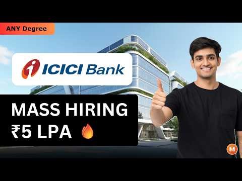 🚨 ICICI Bank Mass Hiring Drive | Aspire Program 2026 | IT and Non - IT