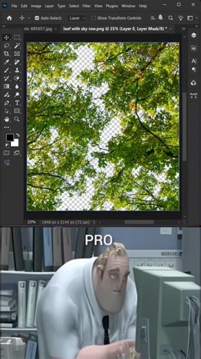 How to Remove Tree Branches Background in Photoshop (EASY & FAST) #photoshop #design